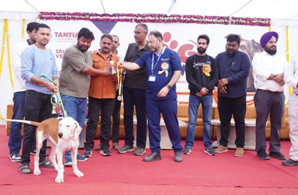 First Dog Show at Tantia University
