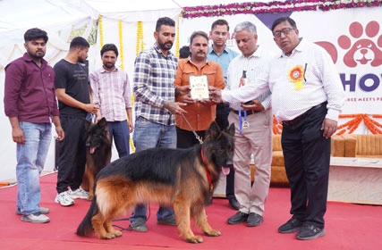 First Dog Show at Tantia University
