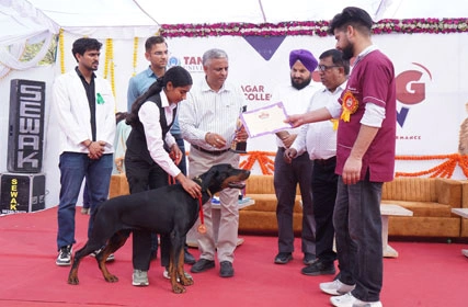 First Dog Show at Tantia University