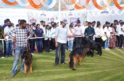 First Dog Show at Tantia University