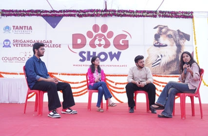 First Dog Show at Tantia University
