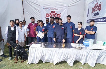 First Dog Show at Tantia University