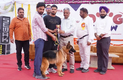 First Dog Show at Tantia University