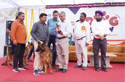 First Dog Show at Tantia University