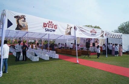 First Dog Show at Tantia University